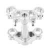 BeaxTurbo Racing Upgrade Parts CNC Aluminum7075# Triple Clamp Set for LOSI Promoto MX 1/4 LOS264004 (Silver) view 2
