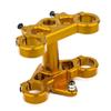 BeaxTurbo Racing Upgrade Parts CNC Aluminum7075# Triple Clamp Set for LOSI Promoto MX 1/4 LOS264004 (Gold) view 1