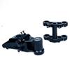 BeaxTurbo Racing Upgrade Parts CNC Aluminum7075 Front Bulkhead&Triple Clamp Set for LOSI Promoto MX 1/4 (Black) view 2