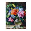 Wooden Puzzle - The Glory of Summertime Colorful Flowers in Vase Wooden Puzzles for Adults 500 Pieces Challenge PuzzlesEducational GamesFamily PuzzlesUnique Gifts for Wall Art view 3