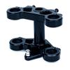 BeaxTurbo Racing Upgrade Parts CNC Aluminum7075# Triple Clamp Set for LOSI Promoto MX 1/4 LOS264004 (Black) view 2