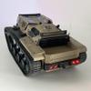 WPLDEWAN RC Tank Car 1/16 Scale Remote Control Tank Off Road RC Crawler 4WD RTR 360Rotating Drifting Dual Motor Gearbox Proportional Control Tracked Military Truck Hobby Toy for Adult view 2