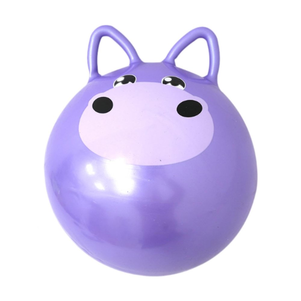JunZheHub Inflatable Hopping Ball for Kids, 42cm Diameter, Cartoon Design for Indoor and, Violet