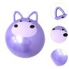 JunZheHub Inflatable Hopping Ball for Kids, 42cm Diameter, Cartoon Design for Indoor and, Violet view 3