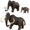 Wanaooya 3PCS Mammoth Family Toys,Realistic Figurines Mammoth,Ancient Elephant Animals Model, Prehistoric Figurines Educational Toys Desktop Decoration Christmas Ornaments Ideal Gift view 1