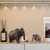 Wanaooya 3PCS Mammoth Family Toys,Realistic Figurines Mammoth,Ancient Elephant Animals Model, Prehistoric Figurines Educational Toys Desktop Decoration Christmas Ornaments Ideal Gift view 2