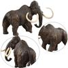 Wanaooya 3PCS Mammoth Family Toys,Realistic Figurines Mammoth,Ancient Elephant Animals Model, Prehistoric Figurines Educational Toys Desktop Decoration Christmas Ornaments Ideal Gift view 4