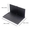4-Pieces Model Kit Display Stand and Runner Storage System with Action Base, Suitable for Model Stand Action Figure Stand and HG, MG and RG Model Character Display StandBlack.(Combination Set) view 2