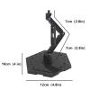 4-Pieces Model Kit Display Stand and Runner Storage System with Action Base, Suitable for Model Stand Action Figure Stand and HG, MG and RG Model Character Display StandBlack.(Combination Set) view 3