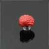 Mediterranean Style Ceramic Ocean Shell Drawer Knobs Cabinet Cupboard Door Handles Novelty Fashion Furniture Handles - (Color: Yellow) view 2