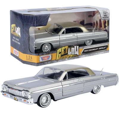 Motormax 1964 Chervolet Impala Get Low Series 1/24 Diecast Model Lowrider car