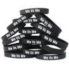 SayitBands 15 of Me Vs Me Inspirational Wristband Bracelets You Versus Yourself view 1