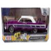 1964 Chevrolet Impala Purple 1/24 Diecast Lowrider car view 2