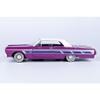 1964 Chevrolet Impala Purple 1/24 Diecast Lowrider car view 3