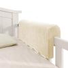 AEOCOO Bed Bumpers for Toddlers, 2.3 Ft Toddler Bed Rail Bumper Protector for Loft Beds & Bunk Beds, Premium Soft Memory Foam Bed Guardrail, Anti-Bump | Fall Prevention, Size 27.6 Inch, Beige view 1