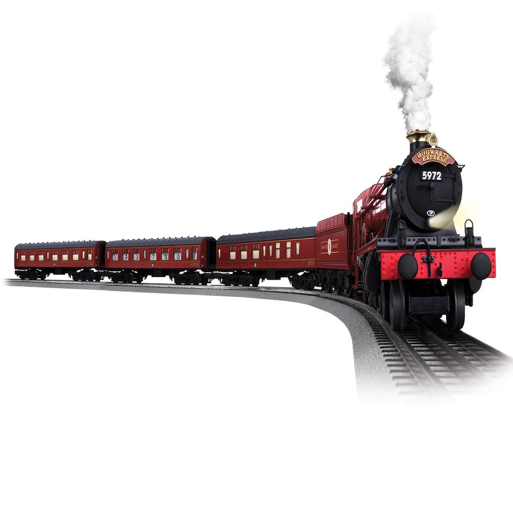 Lionel Hogwarts Express LionChief Electric O Gauge Bluetooth 5.0 Train Set with Remote and Dementors Coach Car