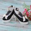 ToysCentral Basics Lovely Bowknot High Shoes /3 60cm Night Lolita Dolls Dress Up Accessories , Black view 3