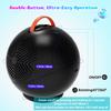 Bubble Machine for Kids Toddlers,45/360 Auto Rotatable Spherical Bubble Maker Toy with LED Light,Rechargeable Bubble Blower for 3 4 5 Year Old,Wedding Party Easter Birthday Gifts (Spherical Black) view 3