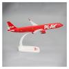 LIUSANGLIU Scale Aircraft 1:200 for A321NEO Iceland Play Air Model ABS Airplane Model Display Plane Model Decorative Souvenirs Suitable for Display view 2