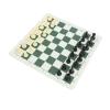 Gavigain Portable Travel Chess Set, Compact Folding Board, Scratch Resistant Pieces, Anti Skid Stability, PU Leather, Ideal for Beginners and Family Games view 4