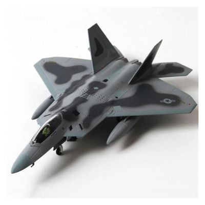 LIUSANGLIU Scale Aircraft 1/100 for U.S. American Navy Army F22 Fighter Model Simulated Scale Aircraft Model Aircraft Enthusiasts Suitable for Display
