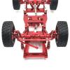 ASTRFJUY Metal Upgraded Front and Rear Suspension Parts Package for MN Model 1/12 MN82 LC79 RC Car Parts(Silver) view 3