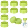 10Pcs Narrow Baby Bottle Caps Compatible with Dr Brown's, Medela, Ameda, Travel Bottle Caps Replacement Parts for Dr Brown, Storage Baby Bottle Lids with Sealing Gasket BPA Free Leak Proof (Green) view 1