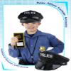SGBETTER 8 Pack Kids Police Hats Black Policeman Cop Hat Police Officer Hat for Boys Girls Halloween Party Costume Accessories (Black-Set-1) view 3