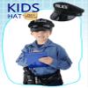 SGBETTER 8 Pack Kids Police Hats Black Policeman Cop Hat Police Officer Hat for Boys Girls Halloween Party Costume Accessories (Black-Set-1) view 4