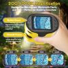 1000X Handheld Microscope for Kids 4K 2.0" Screen Rechargeable Mini Pocket Digital Microscopes w/Slides Kit Portable Edu Gift Age 4-6 8-12 Children Students (Yellow) view 2