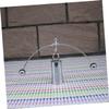VICASKY Metal Swing Weightlifting Toy Creative Desktop Ornament for Home Office Decor Unique Stress Relief Fidget Desk Accessory Silver view 4