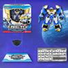 caincosmetic Strongest Police Mini Force Action Figure - Jet Cop with Windblade and Display Stand view 2