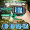 1000X Handheld Microscope for Kids 4K 2.0" Screen Rechargeable Mini Pocket Digital Microscopes w/Slides Kit Portable Edu Gift Age 4-6 8-12 Children Students (Green) view 2