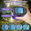 1000X Handheld Microscope for Kids 4K 2.0" Screen Rechargeable Mini Pocket Digital Microscopes w/Slides Kit Portable Edu Gift Age 4-6 8-12 Children Students (Purple) view 2