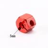 RC Upgrade Accessories for Traxxas for Tamiya for Axial for SCX10 900461 D90 1/10 RC Crawler Car 4pcs 8/9/10/11/12MM Thickness Aluminum Wheel Hex Nut Drive Hubs(Blue,10mm) view 4