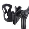 2 in 1 Stroller Cup Holder with Phone Holder, Universal Bike Cup Holder Bottle Holder Cup Phone Holder for Baby Stroller, Wheelchair, Walker, Bike, Scooter, Gifts for Family (Black) view 1