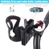 2 in 1 Stroller Cup Holder with Phone Holder, Universal Bike Cup Holder Bottle Holder Cup Phone Holder for Baby Stroller, Wheelchair, Walker, Bike, Scooter, Gifts for Family (Black) view 3