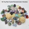 450 Pieces Rocks Collections for Kids, 40+ Kinds Gemstones and Crystals Set, Rocks and Minerals Science Kit Include 1.5lb Tumbled Chips Crystals and 1lb Tiny Rough Stones view 2