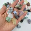 450 Pieces Rocks Collections for Kids, 40+ Kinds Gemstones and Crystals Set, Rocks and Minerals Science Kit Include 1.5lb Tumbled Chips Crystals and 1lb Tiny Rough Stones view 4