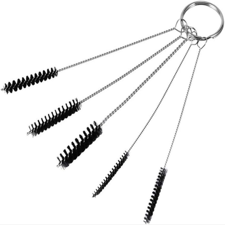 1 Pc Straw Cleaner Brushes Sets, Dringking StrawCleaner Brush Kit, Long Straw Brush with Hook, Nylon Pipe Tube Cleaner Straw Cleaning Brush for Narrow Neck Bottles Cups Tumbler, Sippy Cup (Black)