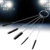 1 Pc Straw Cleaner Brushes Sets, Dringking StrawCleaner Brush Kit, Long Straw Brush with Hook, Nylon Pipe Tube Cleaner Straw Cleaning Brush for Narrow Neck Bottles Cups Tumbler, Sippy Cup (Black) view 3