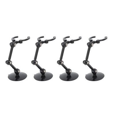 10 Set Action Figure Holder, Home Decor Assembly Excellent Stability Multifunctional Figure Model Stand (plastic)