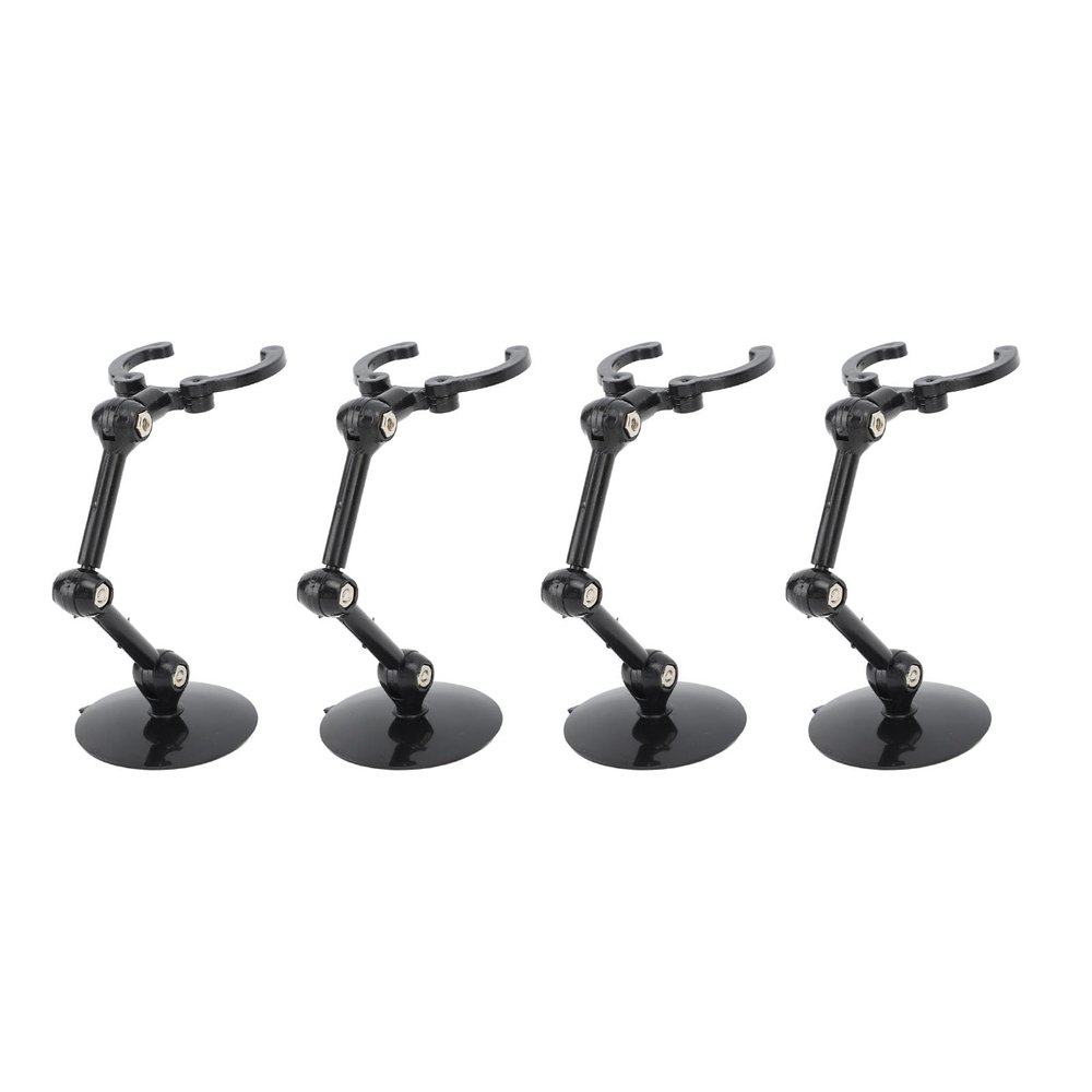 10 Set Action Figure Holder, Home Decor Assembly Excellent Stability Multifunctional Figure Model Stand (plastic)