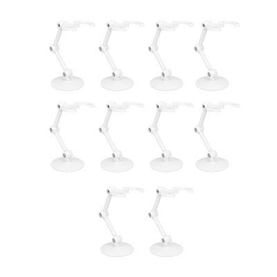 10 Set Action Figure Holder, Home Decor Assembly Excellent Stability Multifunctional Figure Model Stand (plastic 2)