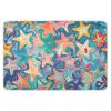 Colored Stars Extra Large Resuable Baby Bed Pad Water Resistant Potty Training Cover Leakproof Quick Drying Pee Mats for Baby Boys Girls, 52"L x 34"W view 1