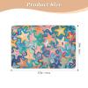 Colored Stars Extra Large Resuable Baby Bed Pad Water Resistant Potty Training Cover Leakproof Quick Drying Pee Mats for Baby Boys Girls, 52"L x 34"W view 2