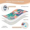 Colored Stars Extra Large Resuable Baby Bed Pad Water Resistant Potty Training Cover Leakproof Quick Drying Pee Mats for Baby Boys Girls, 52"L x 34"W view 3