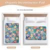 Colored Stars Extra Large Resuable Baby Bed Pad Water Resistant Potty Training Cover Leakproof Quick Drying Pee Mats for Baby Boys Girls, 52"L x 34"W view 4
