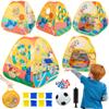 5-in-1 Kids Play Pop Up Tent with Bean Bag Toss Game Outdoor Toys, Tic Tac Toe, Dartboard,Soccer, Basketball, Carnival Outside Combo Set for Backyard Beach Lawn Party Fun, Birthday Gift for Boys Girls view 1