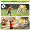 5-in-1 Kids Play Pop Up Tent with Bean Bag Toss Game Outdoor Toys, Tic Tac Toe, Dartboard,Soccer, Basketball, Carnival Outside Combo Set for Backyard Beach Lawn Party Fun, Birthday Gift for Boys Girls view 4